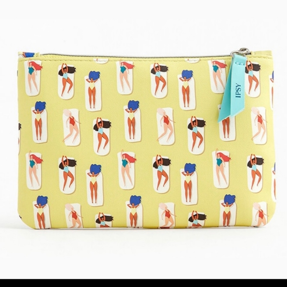 Cute beach girl make up/utility bag